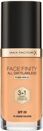 Max Factor Facefinity All Day Flawless 3-In-1 Podkład W76 Warmgolden 30 ml