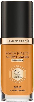 Max Factor Facefinity All Day Flawless 3-In-1 podkład  W87 Warm Caramel 30ml