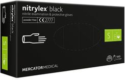 Mercator Medical Rękawice Nitrylowe Nitrylex Black S 100szt.