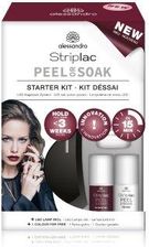 Alessandro Striplac Peel or Soak Starter Kit Zestaw do manicure  Nr. 400 - Velvet Red