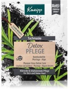 Kneipp Detox Pflege Bambuskohle Moringa Alge Maseczka W Płacie 1 Stk