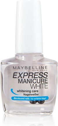 Maybelline Express Manicure White Baza do lakieru do paznokci   10ml