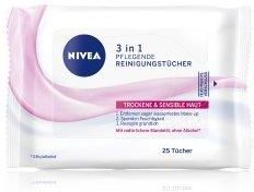 Nivea Reinigung 3 In 1 Trockene & Sensible Haut Chusteczka Oczyszczająca 25 Stk