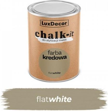 Luxdecor Farba Kredowa Chalk-It Flat White 0,75L