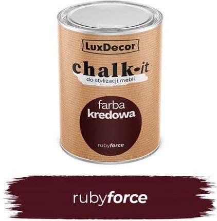 Luxdecor Farba Kredowa Chalk-It Ruby Force 0,75L