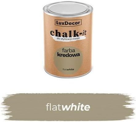 Luxdecor Farba Kredowa Chalk-It Flat White 125Ml