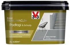 Zdjęcie V33 Easy Renowacja Podłogi & Schody Szary Marengo 2L - Miłosław