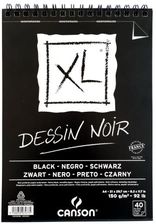 Blok Do Rysunku Canson Xl Noir A4 150 G 40 K Czarne Kartki