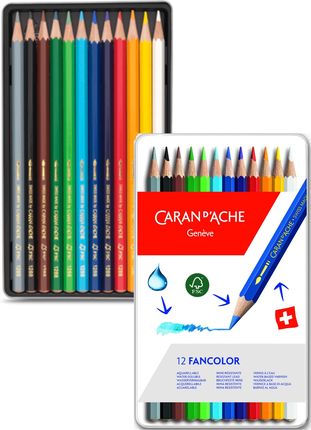 Kredki Fancolor Caran D'Ache 12 Kolorów