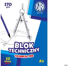 Zdjęcie Blok Techniczny A3 170G Astra 106119005 - Kożuchów