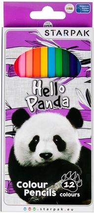 Kredki Ołówkowe W Pudełku Panda