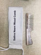 Zdjęcie Sattva Neem Wood Comb grzebień - Głuchołazy