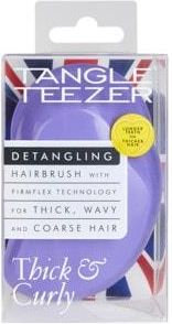 Tangle Teezer THICK AND CURLY DETANGLING HAIRBRUSH LILAC FONDANT Szczotka do włosów