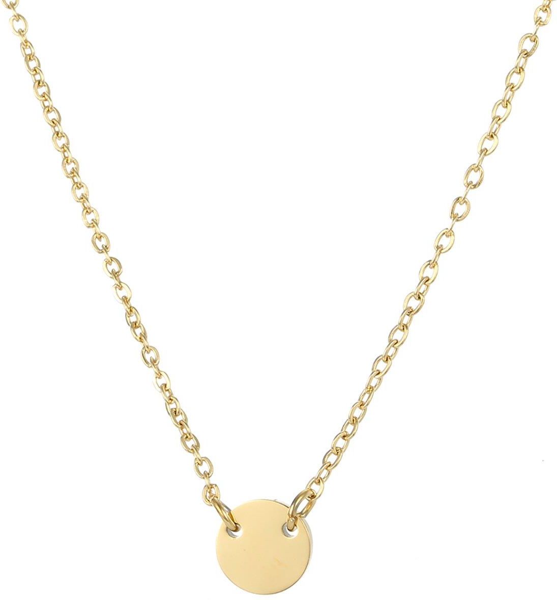 ILOKO NASZYJNIK CELEBRYTKA CHOKER STAL SZLACHETNA 316L - ZŁOTY - zdjęcie 1 ILOKO NASZYJNIK CELEBRYTKA CHOKER STAL SZLACHETNA 316L - ZŁOTY
