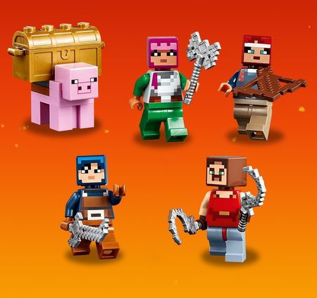 LEGO Minecraft 21163 Bitwa o czerwony kamień