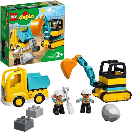 LEGO DUPLO 10931 Ciężarówka i koparka gąsienicowa