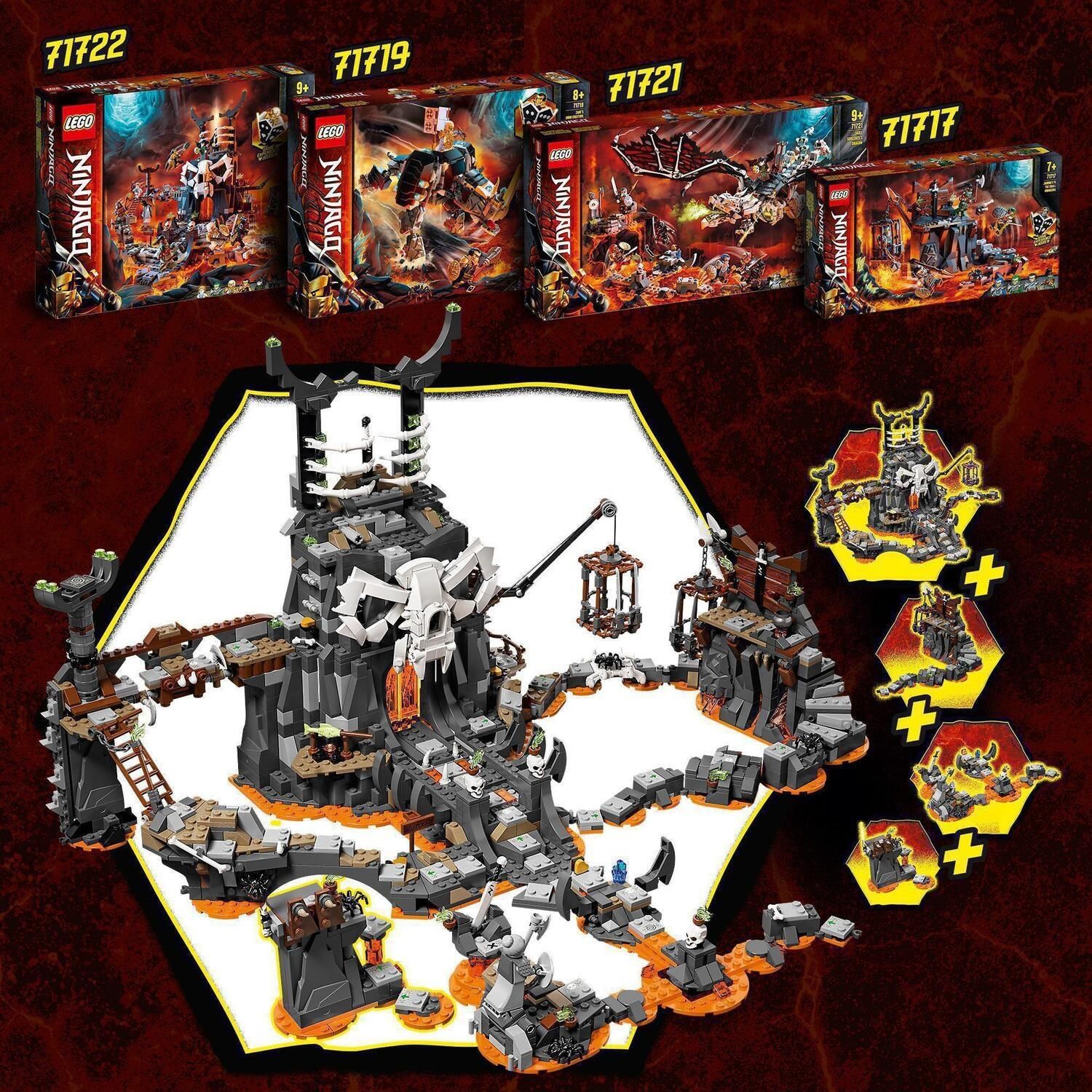 LEGO Ninjago 71722 Lochy Szkieletowego Czarownika - Ceny i