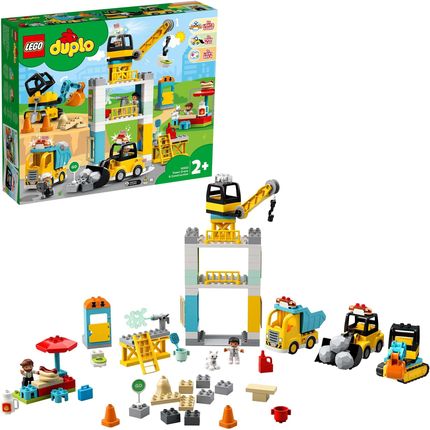 LEGO DUPLO 10933 Żuraw wieżowy i budowa z dźwiękiem