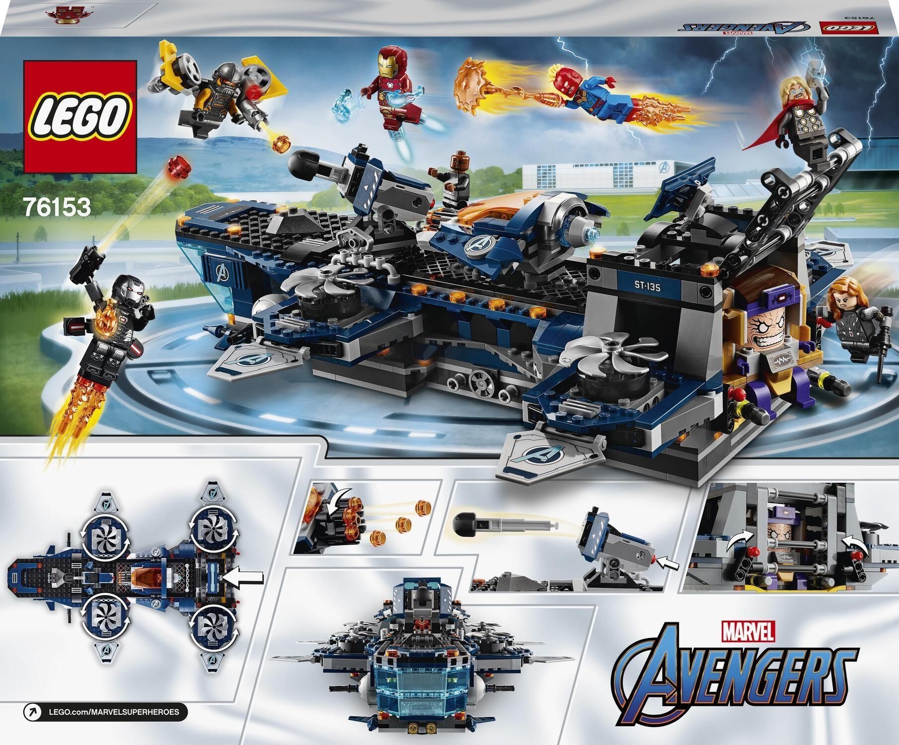 lego marvel avenger walkthrough LEGO Marvel 76153 Avengers Lotniskowiec - Ceny i opinie - Ceneo.pl