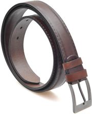 Zdjęcie Pasek skórzany Unisex KMG-119 Ciemny brąz - Łapy