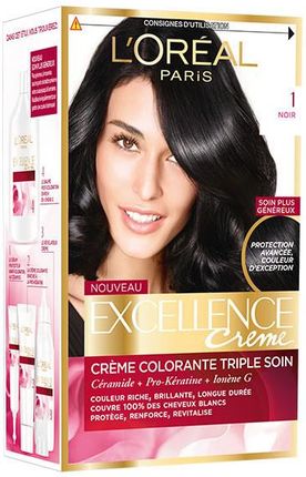 L'Oreal Paris Excellence Creme Farba do włosów 1 Czarny
