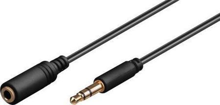 MICROCONNECT KABEL  3.5MM STEREO 3M M-F BLACK AUDLG3G 