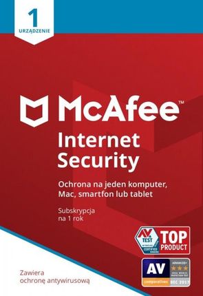 McAfee Internet Security 1U 1 Rok ESD PL (MIS00QNR1RDD)