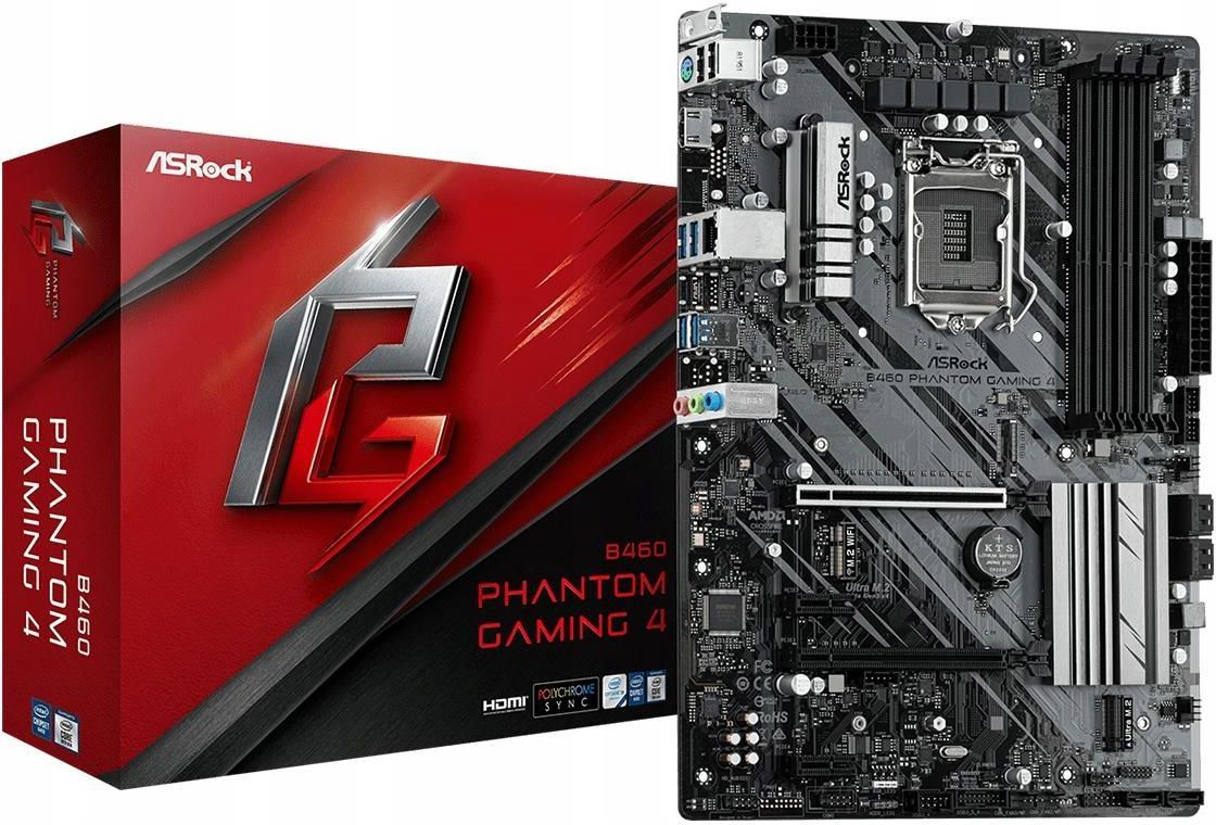 Asrock b460 phantom gaming 4 bios настройка