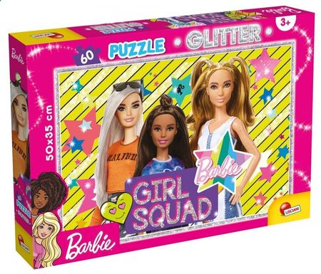 Lisciani Puzzle 60El. Barbie Glitter Girl Squad!