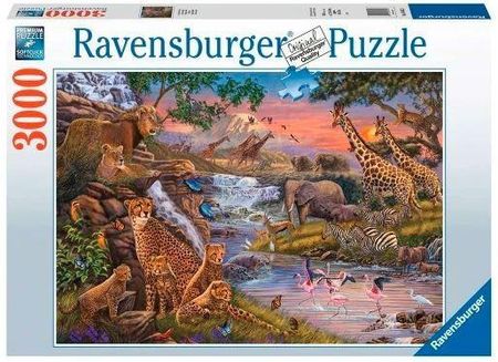 Ravensburger Puzzle 3000El. Królestwo Zwierząt