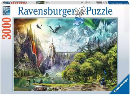 Ravensburger Puzzle 3000El. Terytorum Smoków