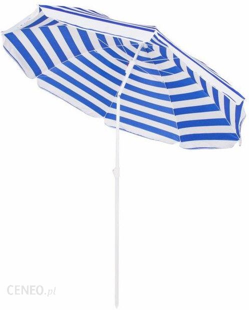 Parasol Ogrodowy Springos Parasol Ogrodowy 180cm Niebiesko Bialy Idealny Na Balkon Ceny I Opinie Ceneo Pl