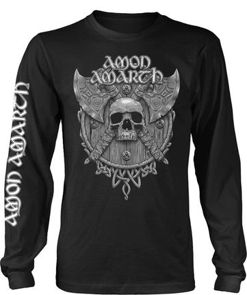 Amon Amarth Grey Skull Long Sleeve Shirt Black L - Ceny i opinie T-shirty i koszulki męskie JWLB