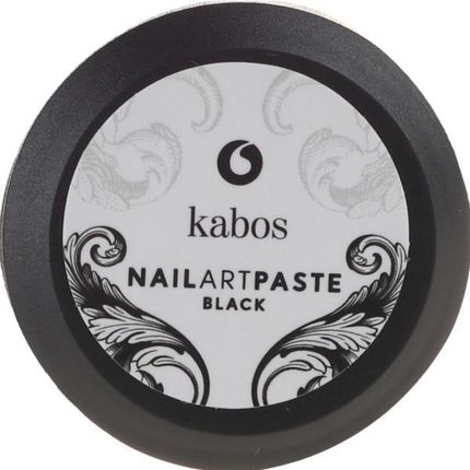 kabos Pasta do zdobienia paznokci  Nail Art Paste black