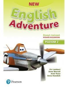 New English Adventure 2. Zeszyt ćwiczeń wydanie rozszerzone plus DVD