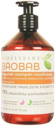 Bioelixire Szampon Wegański Baobab 500 ml