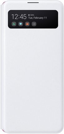 Samsung S View Wallet Cover do Galaxy A41 biały (EF-EA415PWEGEU)