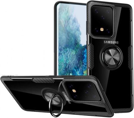 Braders Pancerne Etui plus Ring do Samsung Galaxy S20 Ultra czarny