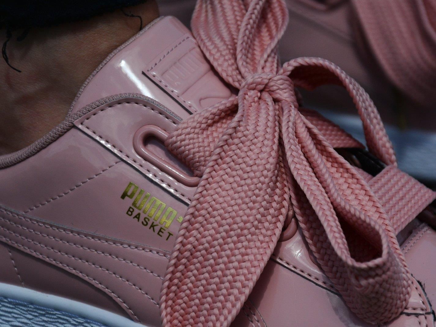 春 Buty PUMA Basket Heart Patent Wn's (363073-11) - Różowy