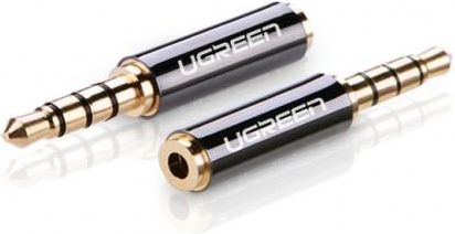 Ugreen adapter 2,5mm micro jack - 3,5mm mini jack czarny (20502)