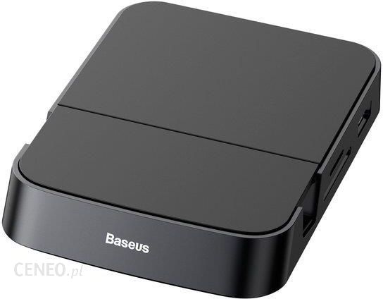 Baseus HUB USB-C Mate Docking Czarna (CAHUBAT01)