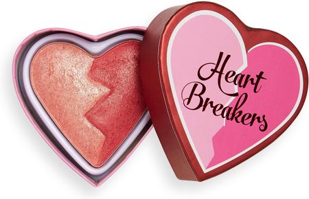 Makeup Revolution Heart Breakers Shimmer Blush Róż do Policzków Strong