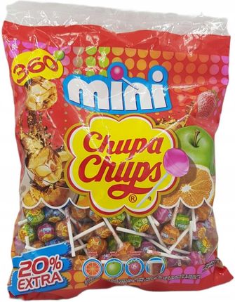 Chupa Chups Mini Lizaki XXL 4 Smaki 360SZT