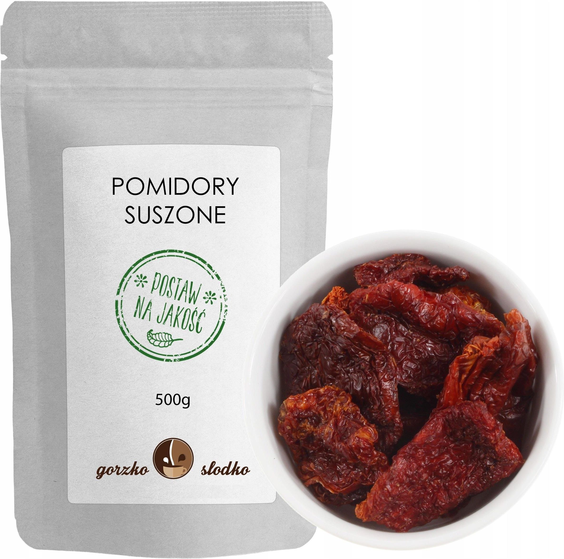 Pomidory Suszone Naturalne suszone na słońcu 500g - Ceny i opinie
