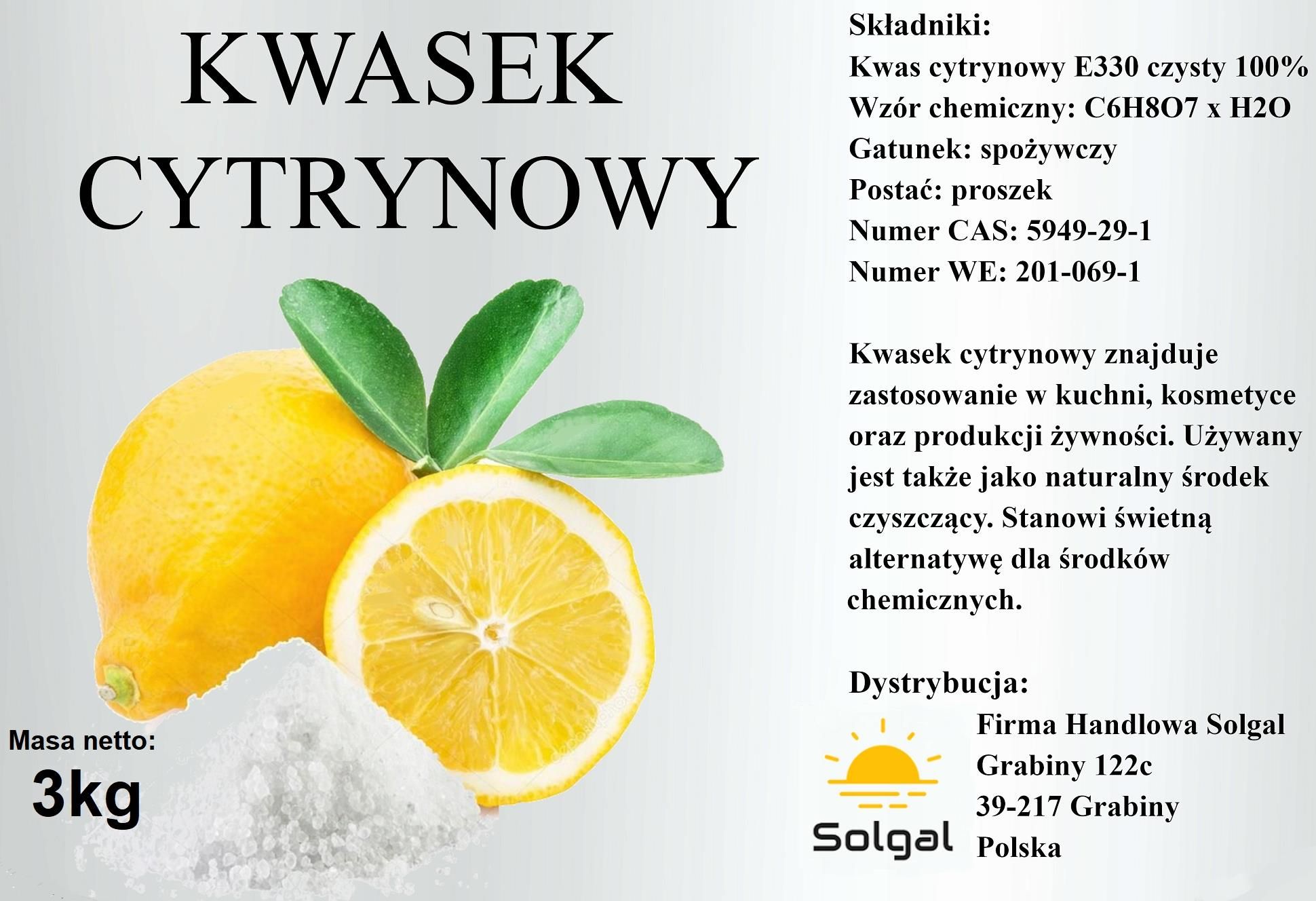 Czy Kwas żołądkowy Rozpuszcza Szkło Kwas Kwasek Cytrynowy spożywczy Czysty 3kg E330 - Ceny i opinie - Ceneo.pl