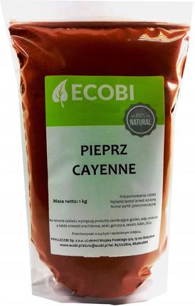 Pieprz Cayenne 1kg pieprz kajeński b.ostry Ecobi