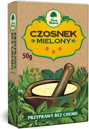 Czosnek mielony (kartonik) 50g Dary Natury