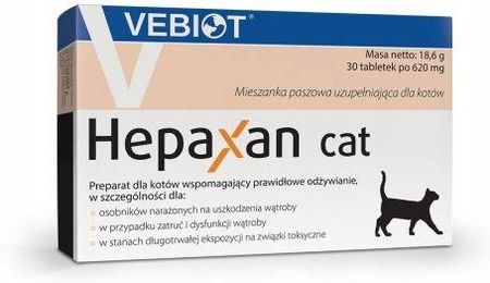 Vebiot Hepaxan cat 30 tabletek