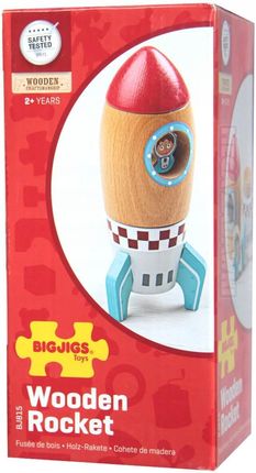 Bigjigs Toys Wooden Rocket