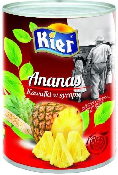 Kier Ananas Kawałki W Syropie 3035g Ceny I Opinie Ceneopl 7493